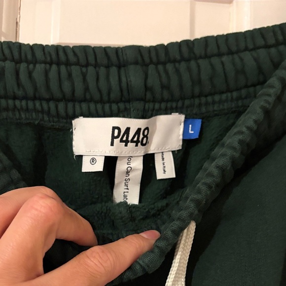P448 Dark Green Hoodie and Joggers Set - Picture 11 of 12